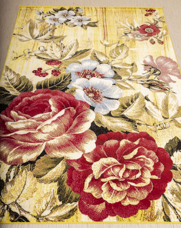 Ковер монгольский 6A1669-174 Hunnu (Шерсть, желтый)