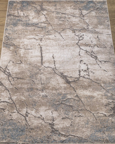 Ковер российский 32101-30162 Тач (Фризе, бежевый, голубой)