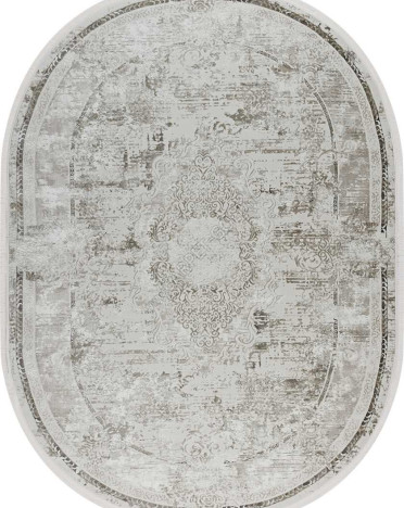 Ковер овальный турецкий 38713B Nova Avalon (Полиэстер, бежевый)